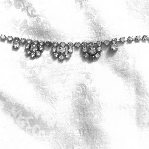 Antique vintage rhinestone necklace